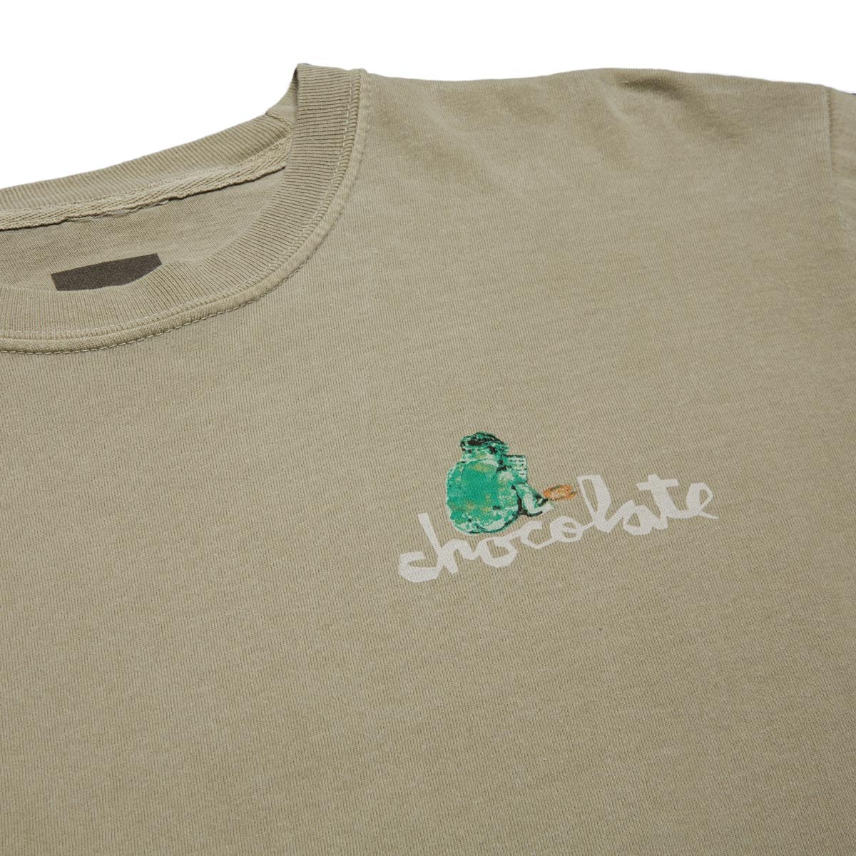 Chocolate Dream Beach Long Sleeve T-Shirt - Khaki image 3