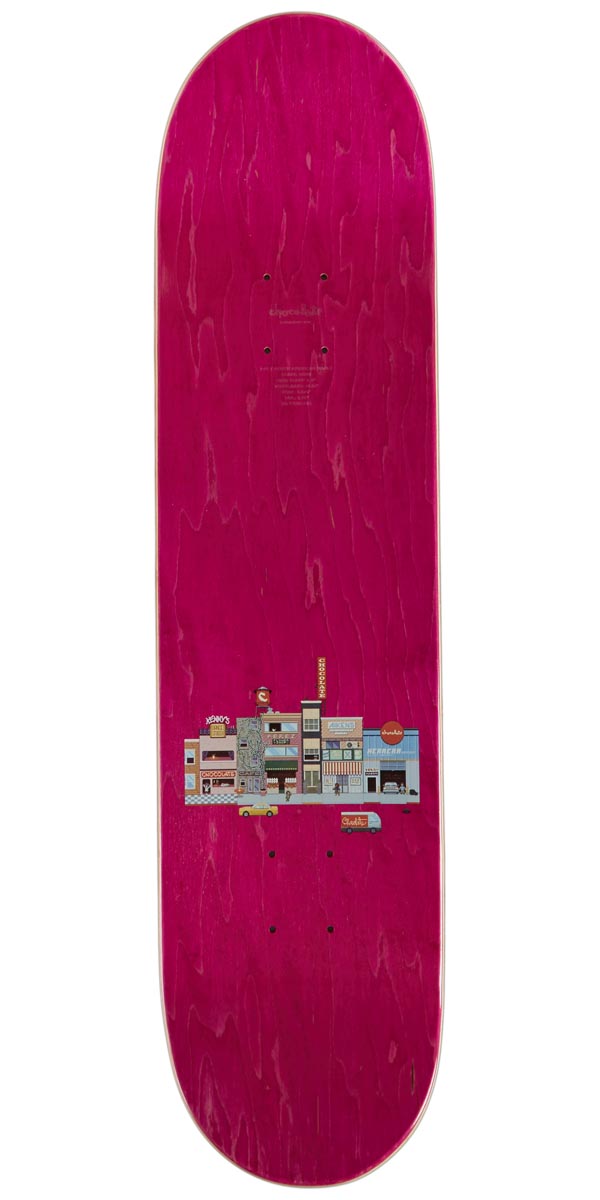 Chocolate Pixel City Aikens Skateboard Deck - 8.00