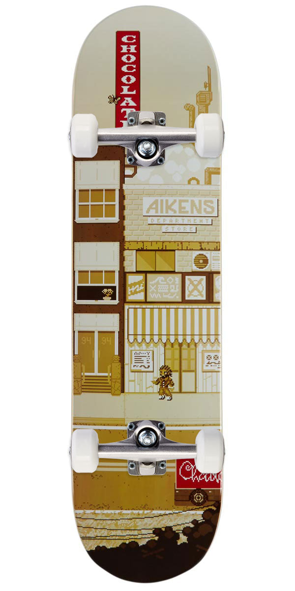 Chocolate Pixel City Aikens Skateboard Complete - 8.00