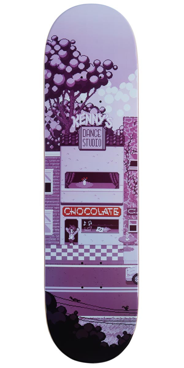 Chocolate Pixel City Anderson Twin Tip Skateboard Deck - 8.25