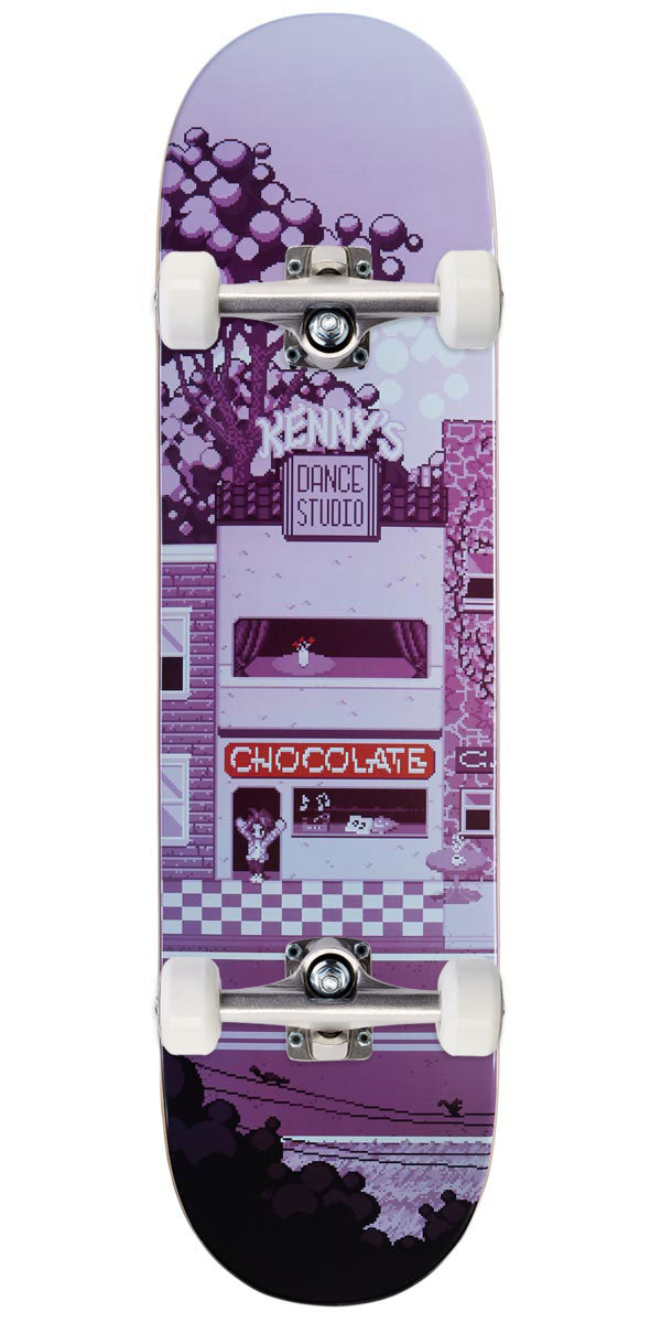 Chocolate Pixel City Anderson Twin Tip Skateboard Complete - 8.25