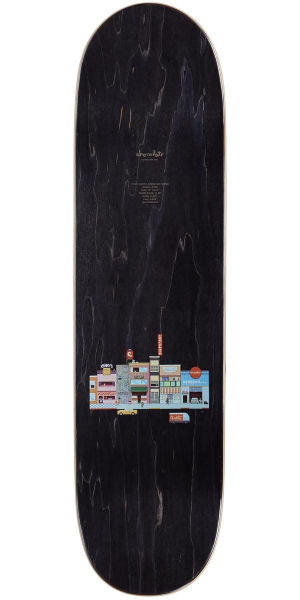 Chocolate Pixel City Perez Skateboard Deck - 8.40