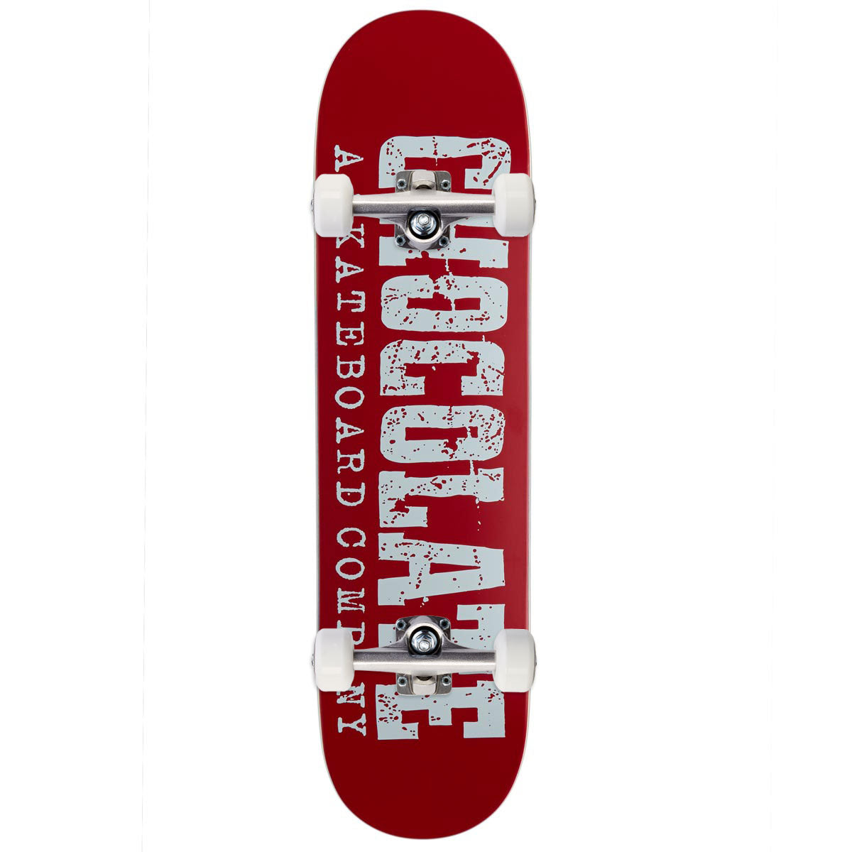 Chocolate Western Heritage Tershy Twin Tip Skateboard Complete - Red - 8.00