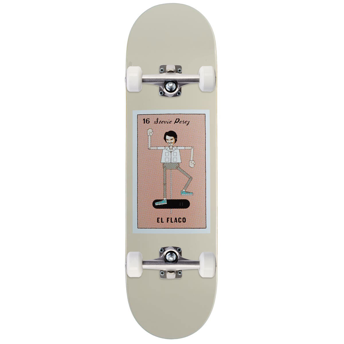 Chocolate Loteria Cards Perez Skateboard Complete - 8.375