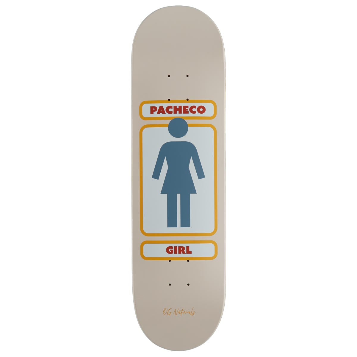 Girl Pacheco 93 Naturals Skateboard Deck - 8.50