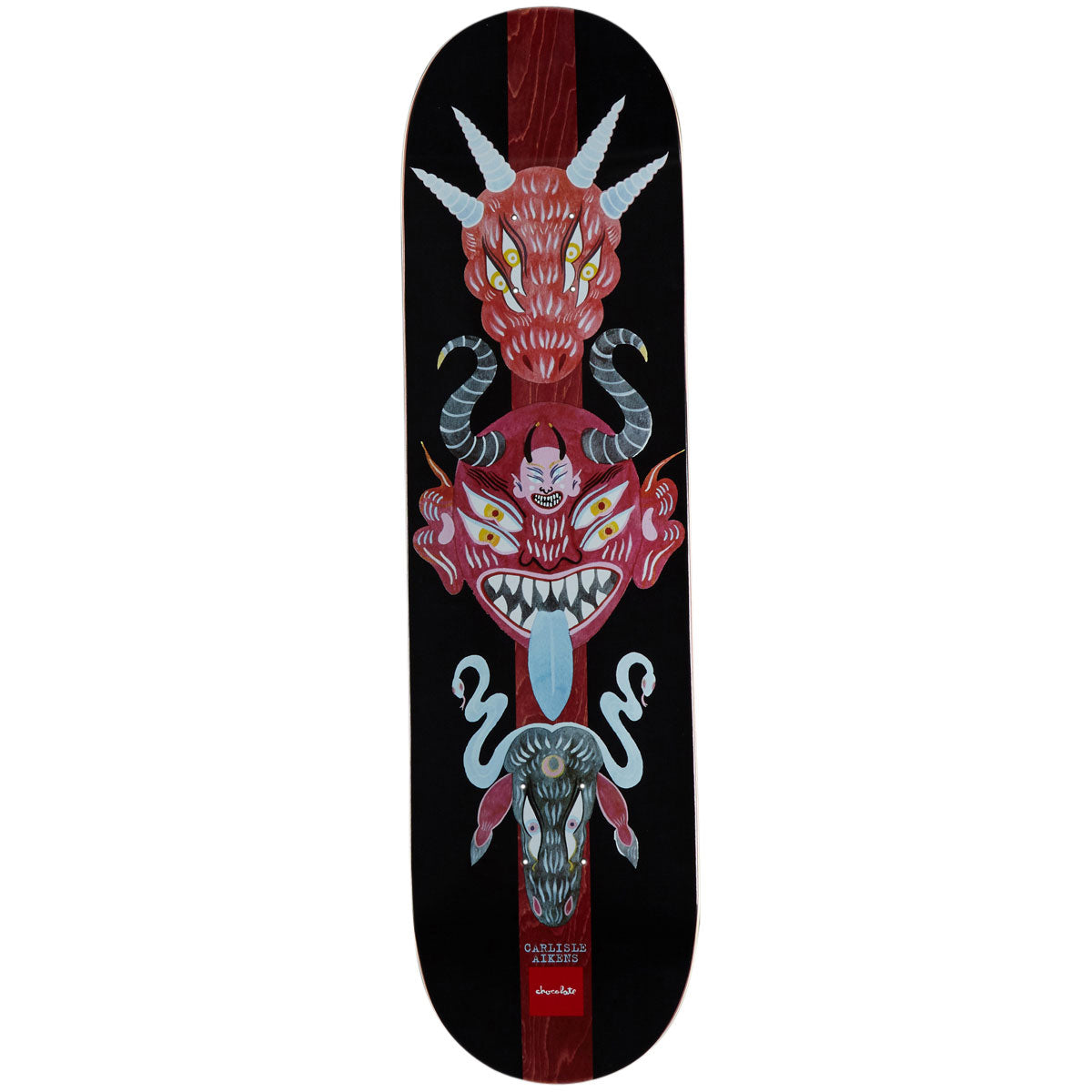 Chocolate Aikens Dog Perfume Mask Skateboard Deck - 8.125