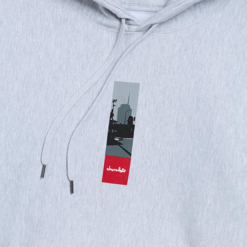Chocolate Return To Heavy Hoodie - Grey Heather