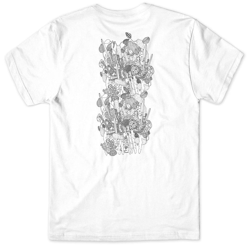 Girl Sketch Book T-Shirt - White