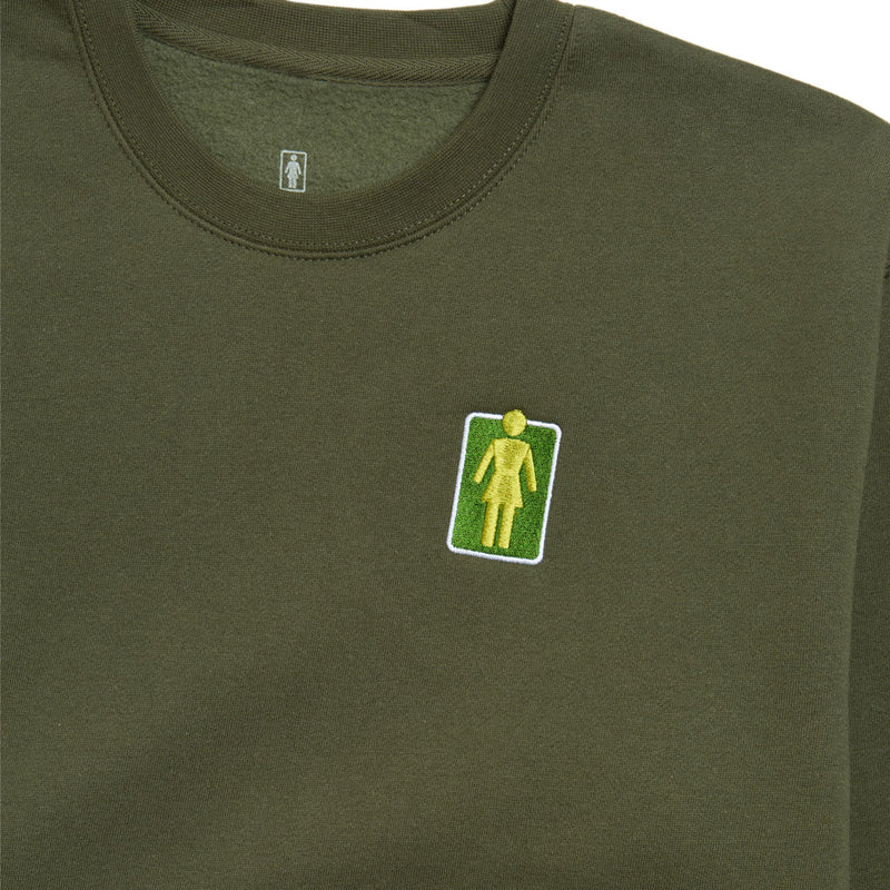 Girl 93 Til Lovers OG Crewneck Sweatshirt - Saddle