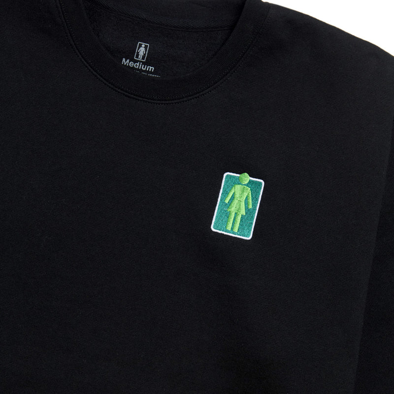 Girl 93 Til Lovers OG Crewneck Sweatshirt - Black