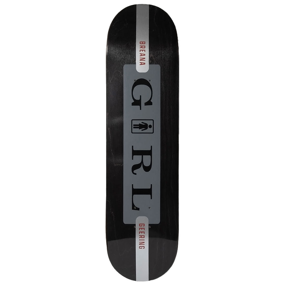 Girl Geering Serif Skateboard Deck - 8.188