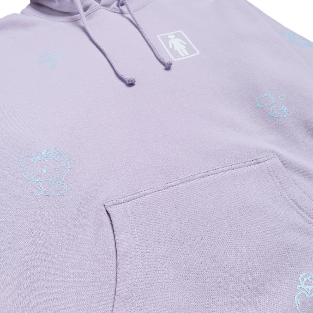 Girl x Hello Kitty All Over Hoodie - Lavender image 3
