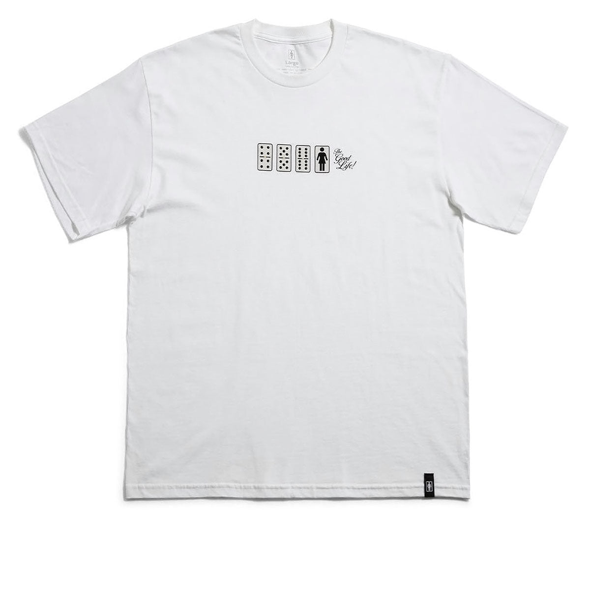 ◆as if calie◆ GURLS JUST TSHIRT WHITE CA25AST003WHF GURLS JUST T-SHIRT WHITE - 에즈이프캘리(asifCALIE)