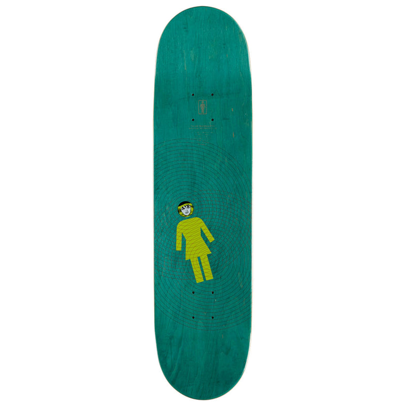 Girl Kennedy Hypno Girl Skateboard Deck - 8.375