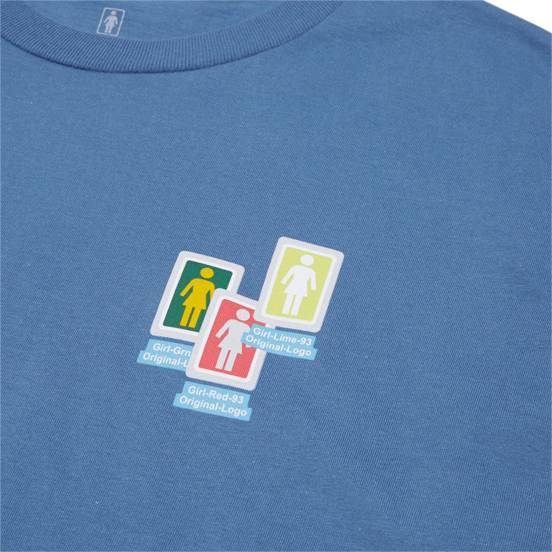 Girl Desktop Chaos T-Shirt - Harbor Blue