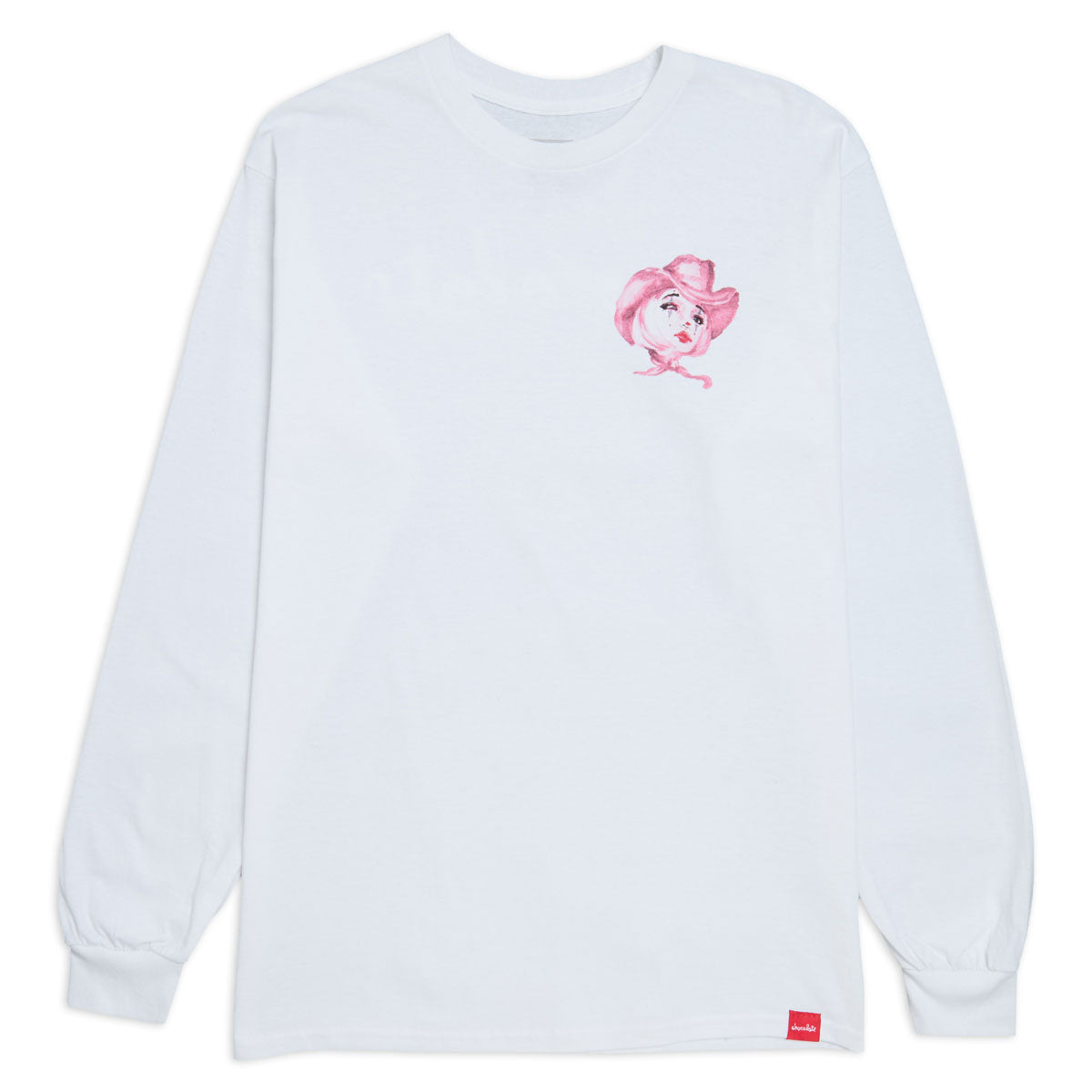 Chocolate Dream Rodeo Long Sleeve T-Shirt - White image 1