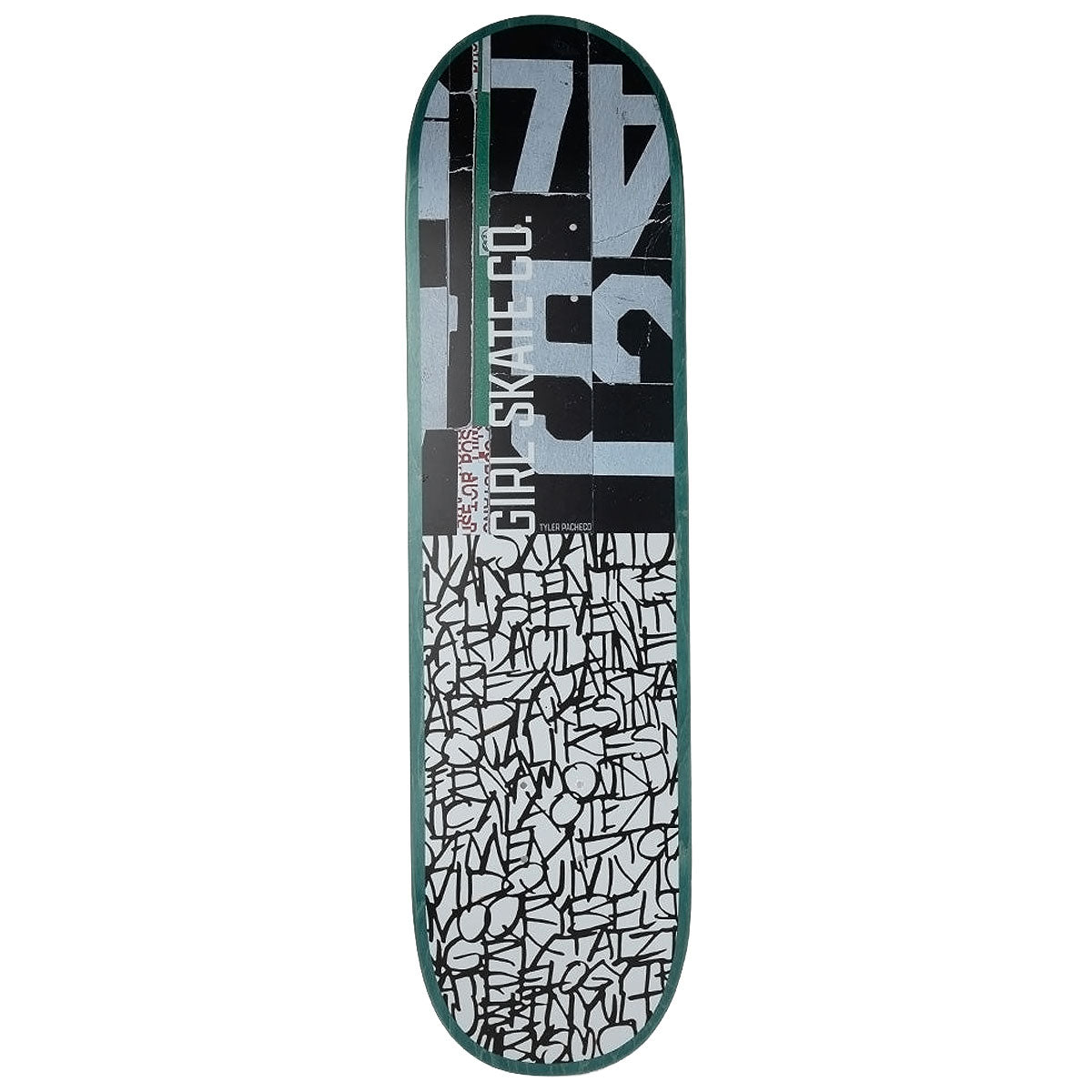 Girl Pacheco Splinter Skateboard Deck - 8.40