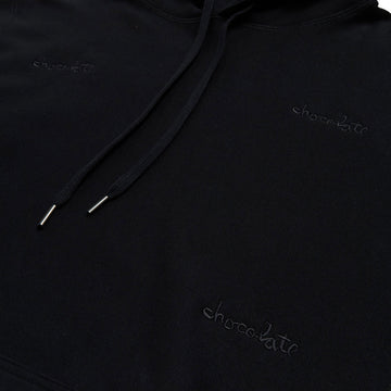 Chocolate Quad Chunk Heavy Hoodie - Black