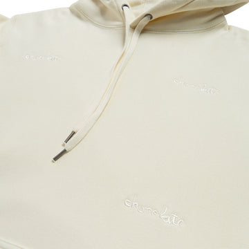Chocolate Quad Chunk Heavy Hoodie - Bone