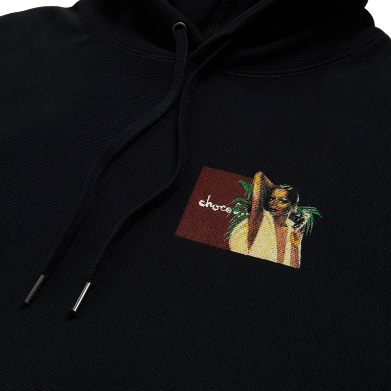 Chocolate Queen Heavy Hoodie - Black