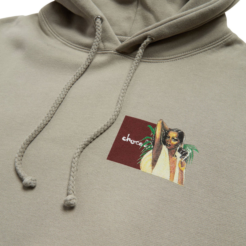 Chocolate Queen Heavy Hoodie - Grey