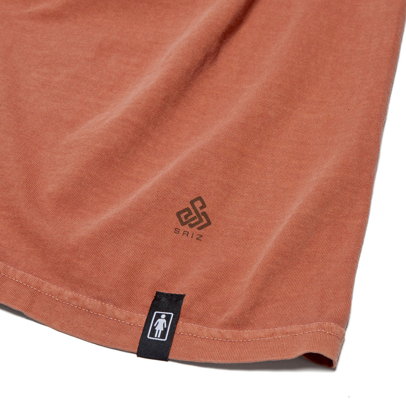 Girl Feather T-Shirt - Saddle