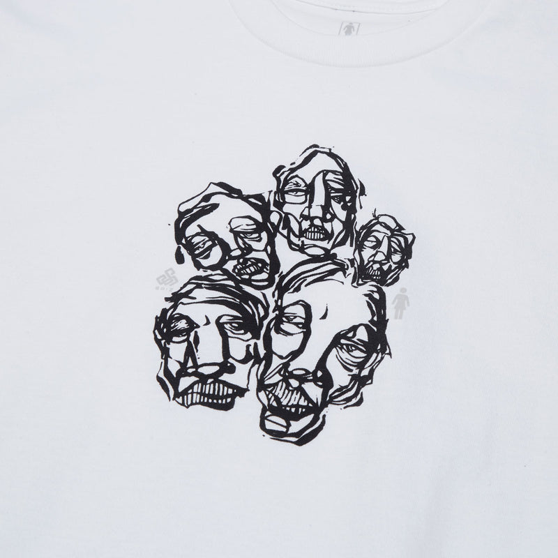 Girl Faces T-Shirt - White