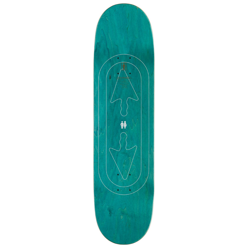 Girl Malto Double OG Twin Tip Skateboard Deck - 8.30