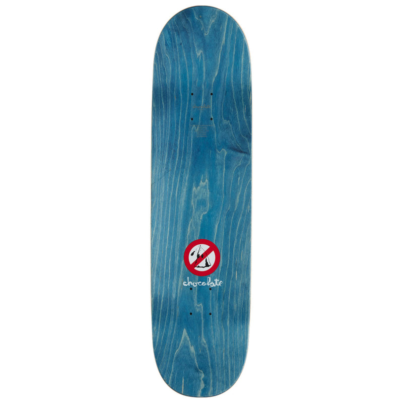 Chocolate Herrera White Lines Skateboard Complete - 8.50