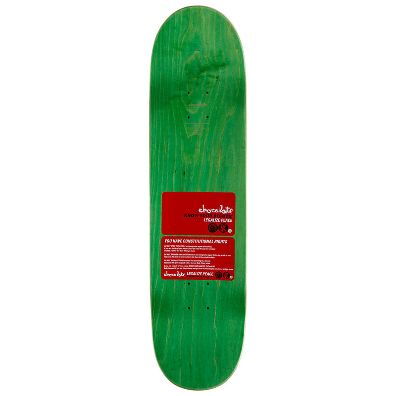 Chocolate Herrera Know Your Rights Skateboard Deck - 8.375