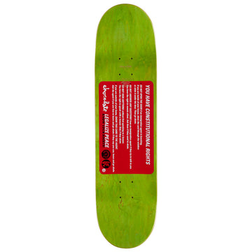 Chocolate Perez Know Your Rights Skateboard Deck - 8.40