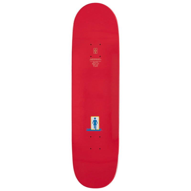 Girl Geering Blood Bath Skateboard Deck - 8.00