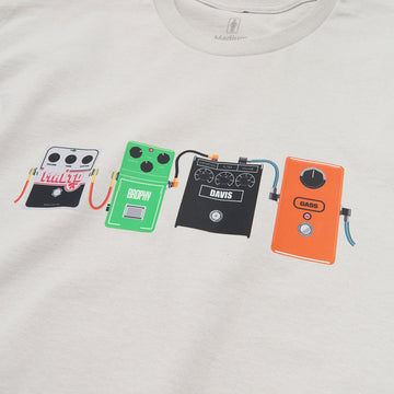 Girl Stomp Pedals T-Shirt - Silver