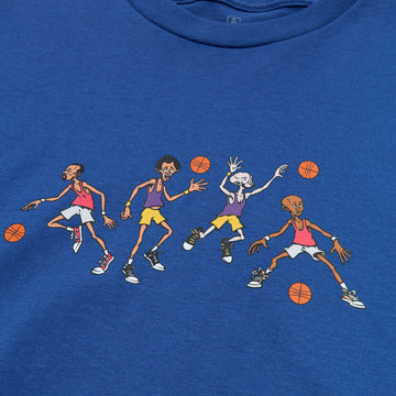 Girl Full Court Squad T-Shirt - Aqua Blue