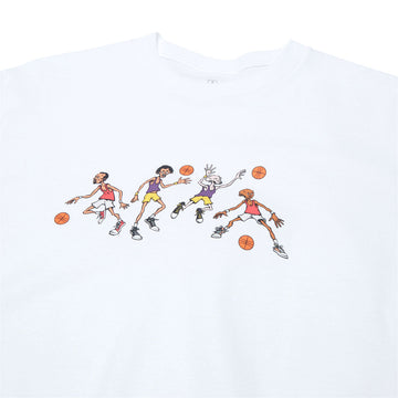 Girl Full Court Squad T-Shirt - White