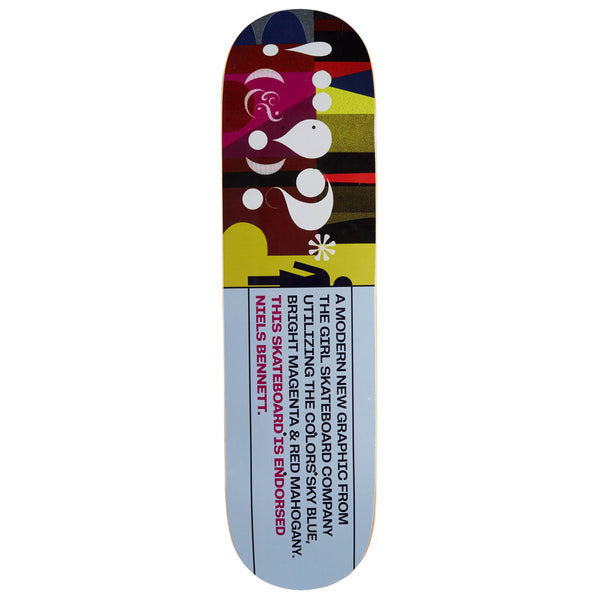 Girl Bennett Follies Skateboard Deck - 8.25