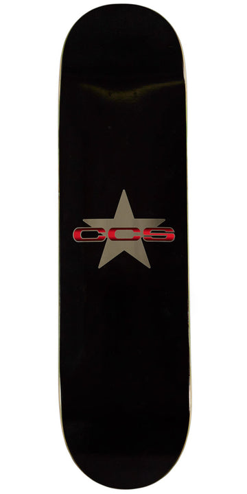 CCS 97 Star Skateboard Deck - Silver/Red - 7.50