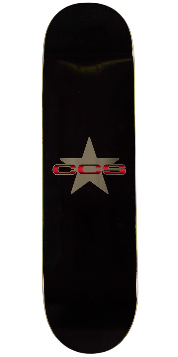 CCS 97 Star Skateboard Deck - Silver/Red image 2