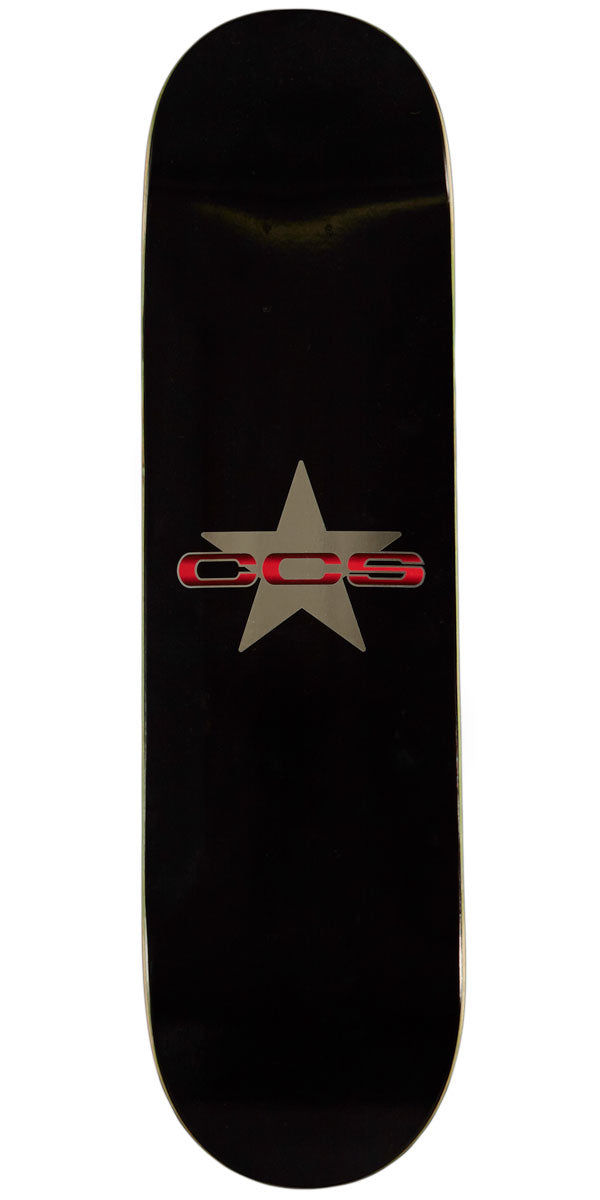 CCS 97 Star Skateboard Deck - Silver/Red - 8.00