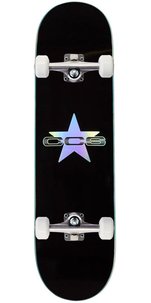 CCS 97 Star Skateboard Complete - Holographic/Black