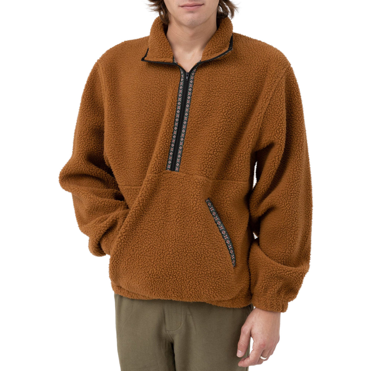 Rhythm Sherpa Sweatshirt - Ochre image 4