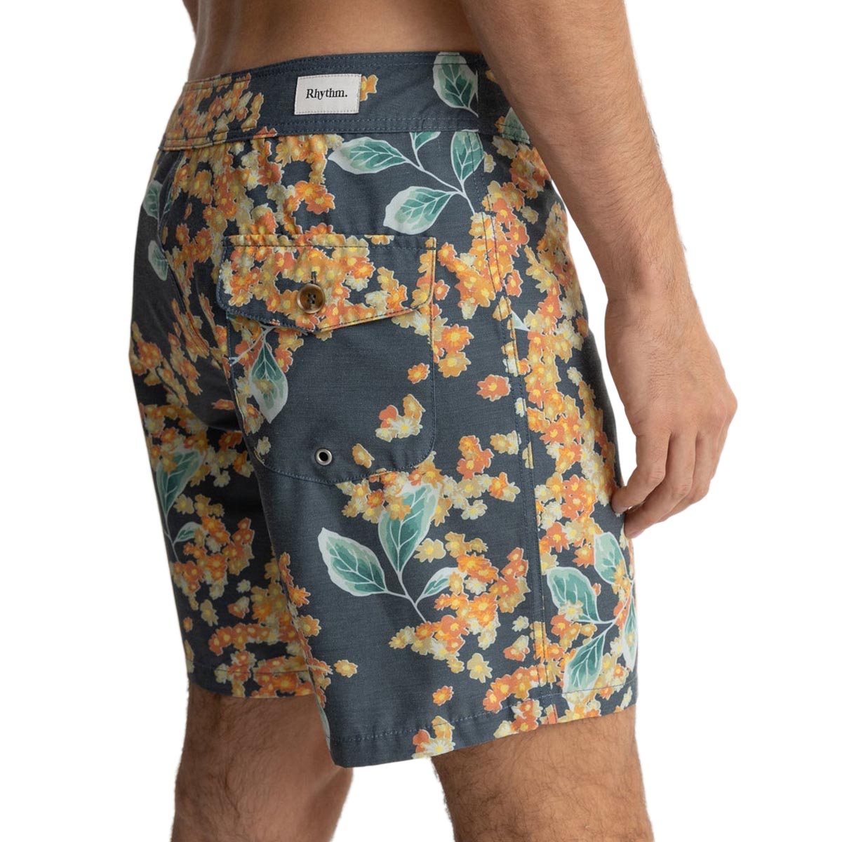 Rhythm Isle Floral Trunk Shorts - Dark Navy image 3