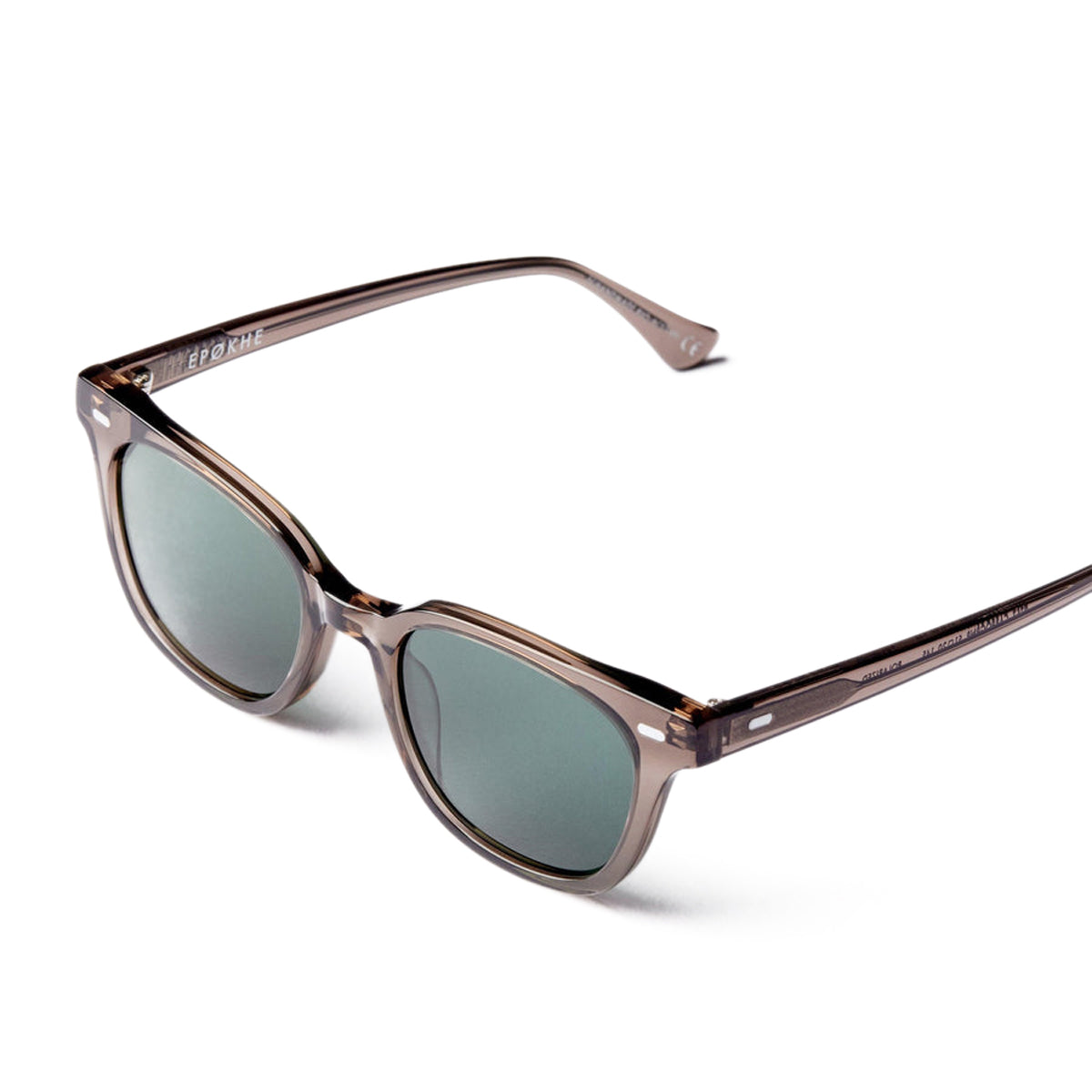 Epokhe Kino Sunglasses - Carbon Polished/Green Polarized image 3