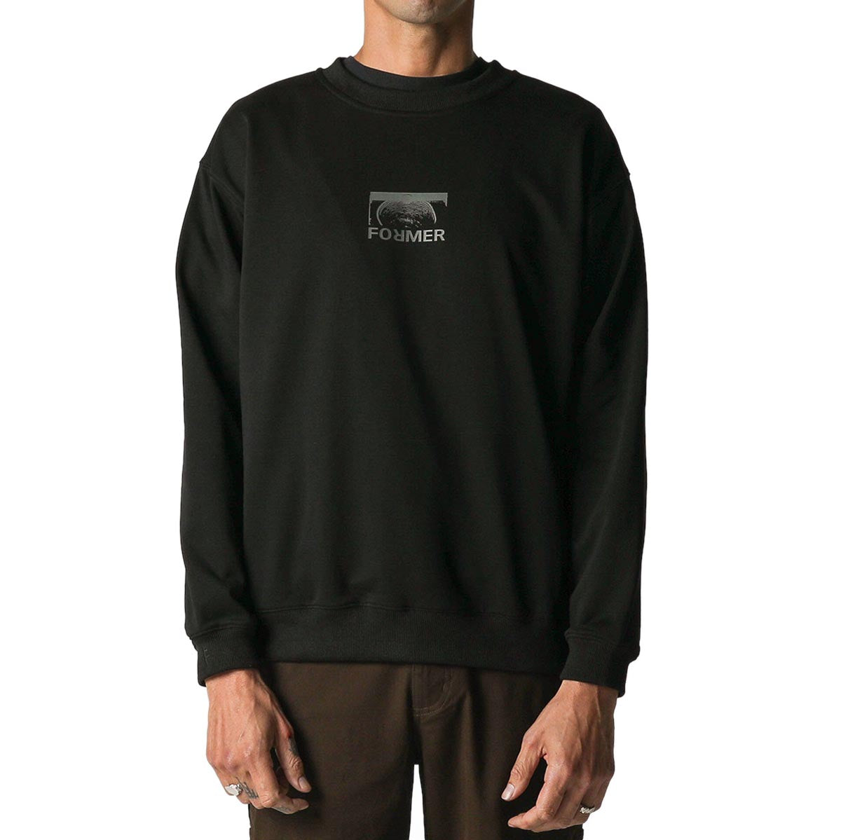 Former Collision Crux Crew Sweatshirt - Black image 1