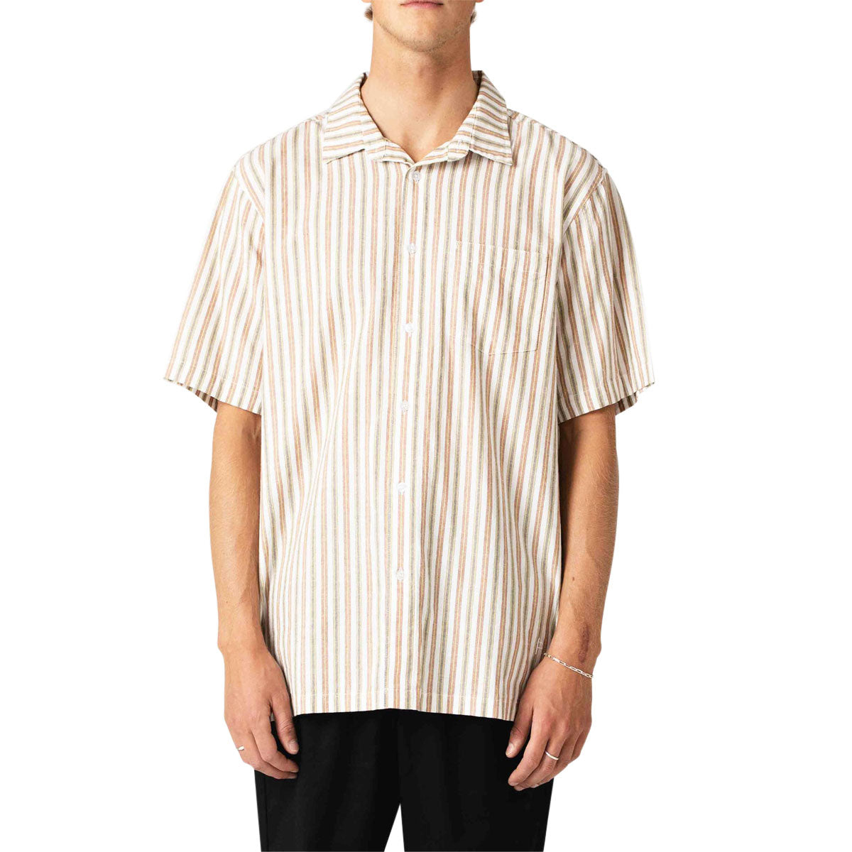 Former Reynolds Striped Shirt - Ochre image 1