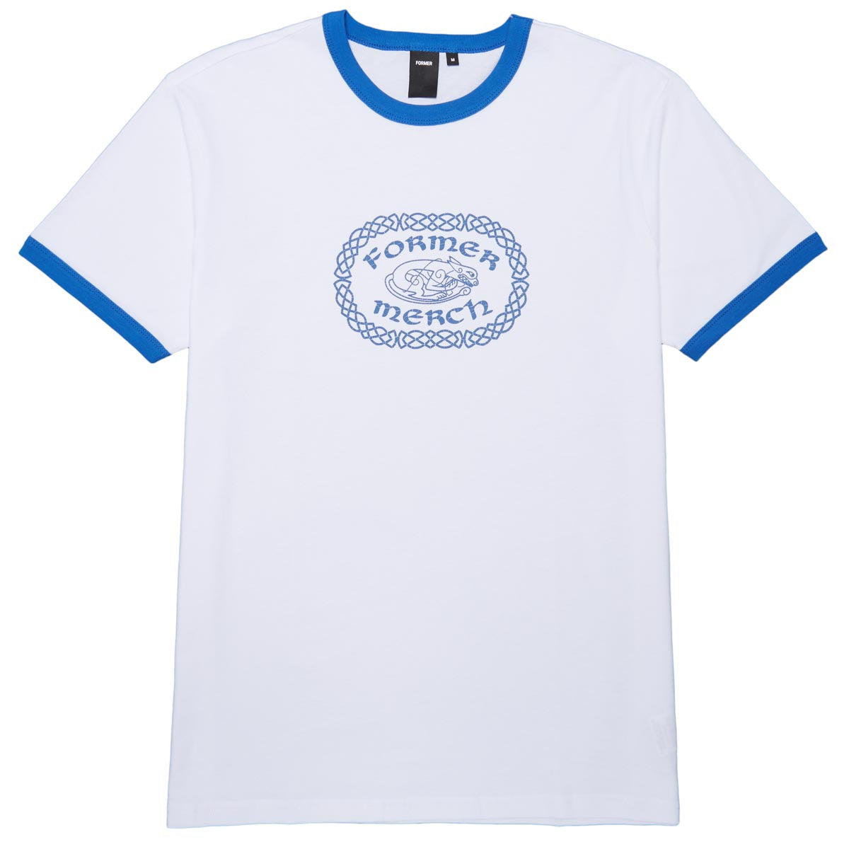 Former Celtic Ringer T-Shirt - White Cobalt image 1