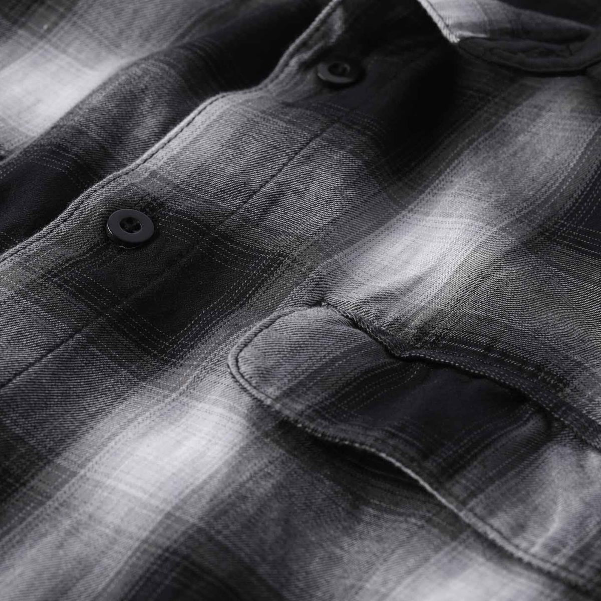 Former Broadcast Plaid Shirt - Black Ombre image 5