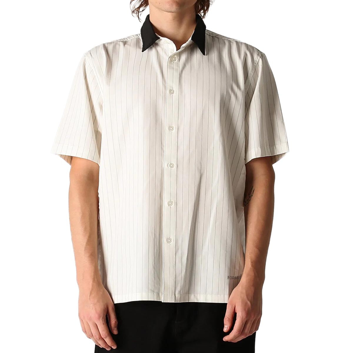 Former Vivian Pinstripe Shirt - White image 1