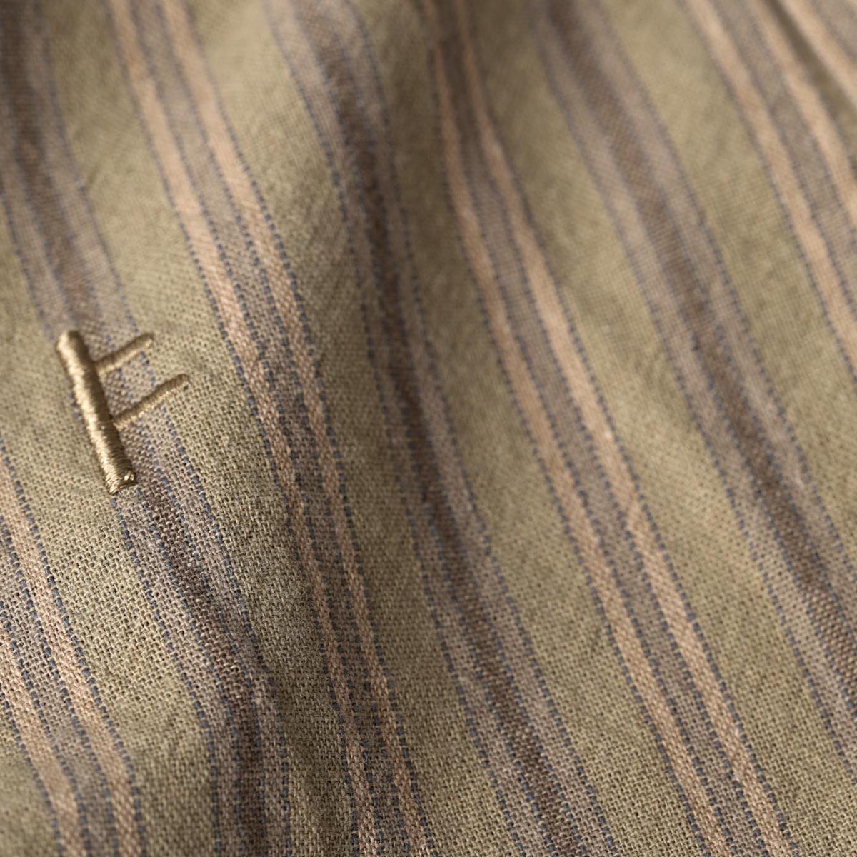 Former Reynolds Striped Shirt - Moss image 4