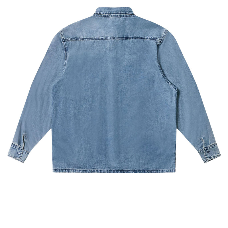 Rivvia VV Denim Long Sleeve Shirt - Blue Wash